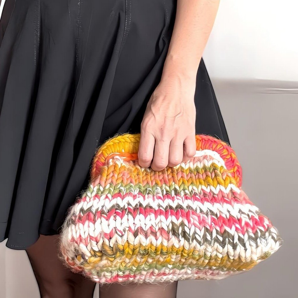 clutch melange de lana merino ecológica